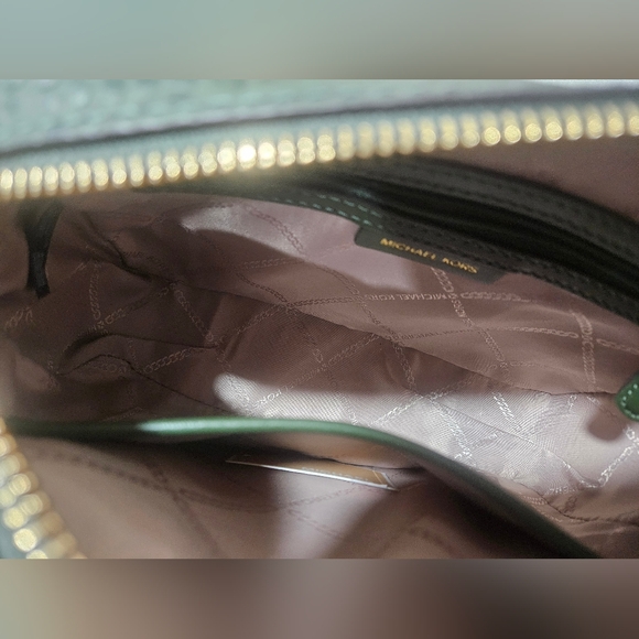 Michael Kors Amazon Green Crocodile Embossed Crossbody Bag - NWT - Picture 10 of 12